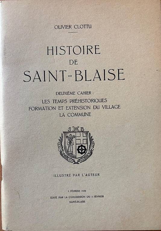 Bücher: Histoire de Saint-Blaise - Deuxième cahier – Gebraucht aus Adliswil von Heimite