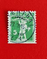 TELLKNABE 125III AUS MARKENHEFT 13 VOLLSTEMPEL KIENTHAL 1912