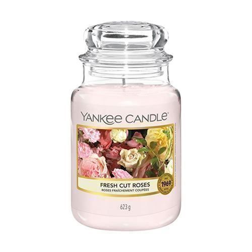 Yankee Candle Candele: Yankee Candle Fresh Cut Roses large Jar – Nuovo e nell'imballaggio originale da Langwiesen venduto da rtWebshop