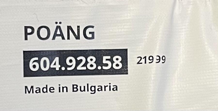Ikea Poltrone: POÄNG Sessel und Hocker, Birkenfurnier/Hillared anthrazit – Nuovo (secondo la descrizione) da Subingen venduto da Jordano01 6