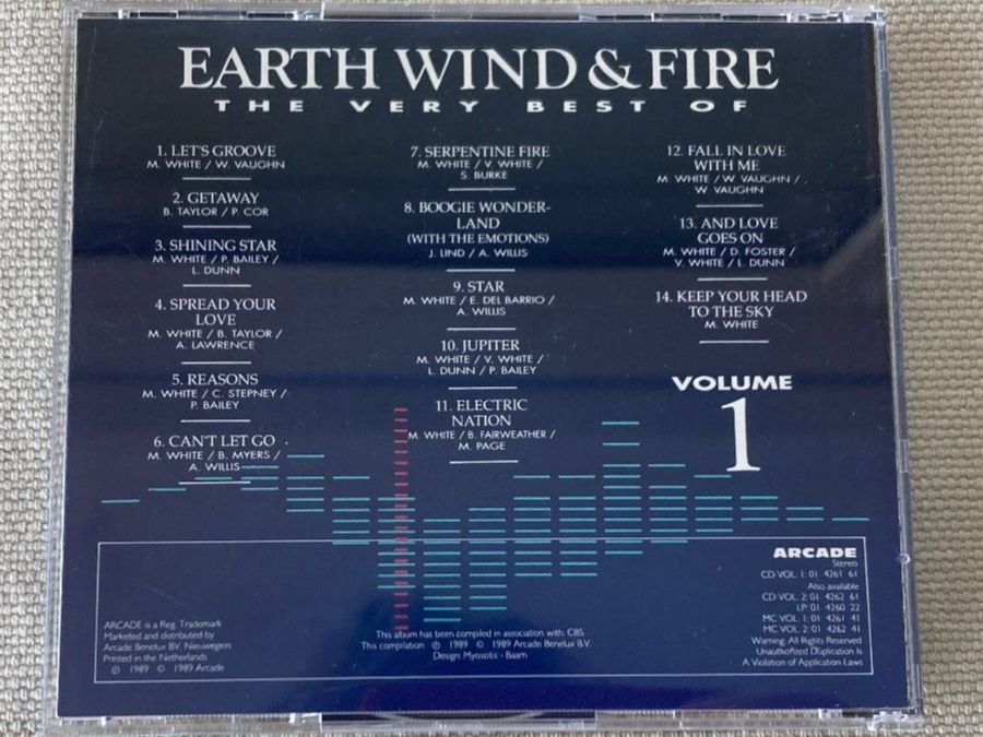 CD: CD, Earth Wind & Fire, The Very Best – Usato da Baden venduto da Yoyo1 1