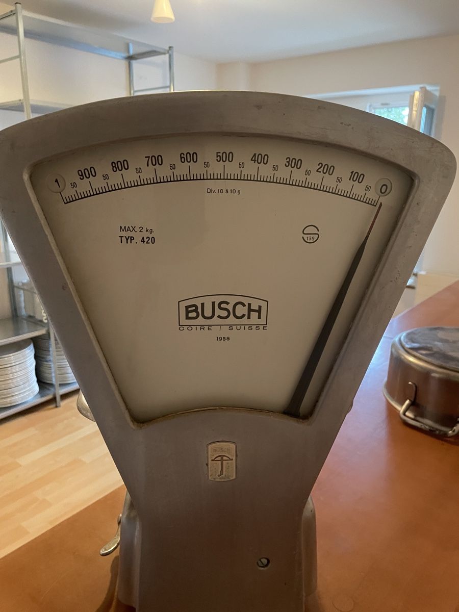 Busch Bilance e pesi: Busch Waage Typ 420, 1958, gebraucht – Usato da Gelterkinden venduto da highfligh 4