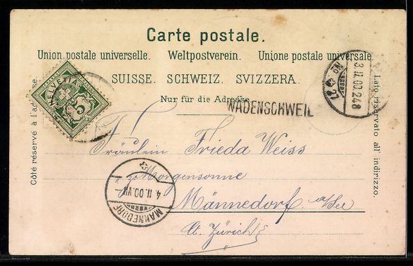 Ansichtskarten: Litho Passugg, Hotel Kurhaus, In der Kla – Gebraucht aus Berlin von bartko-reher 1