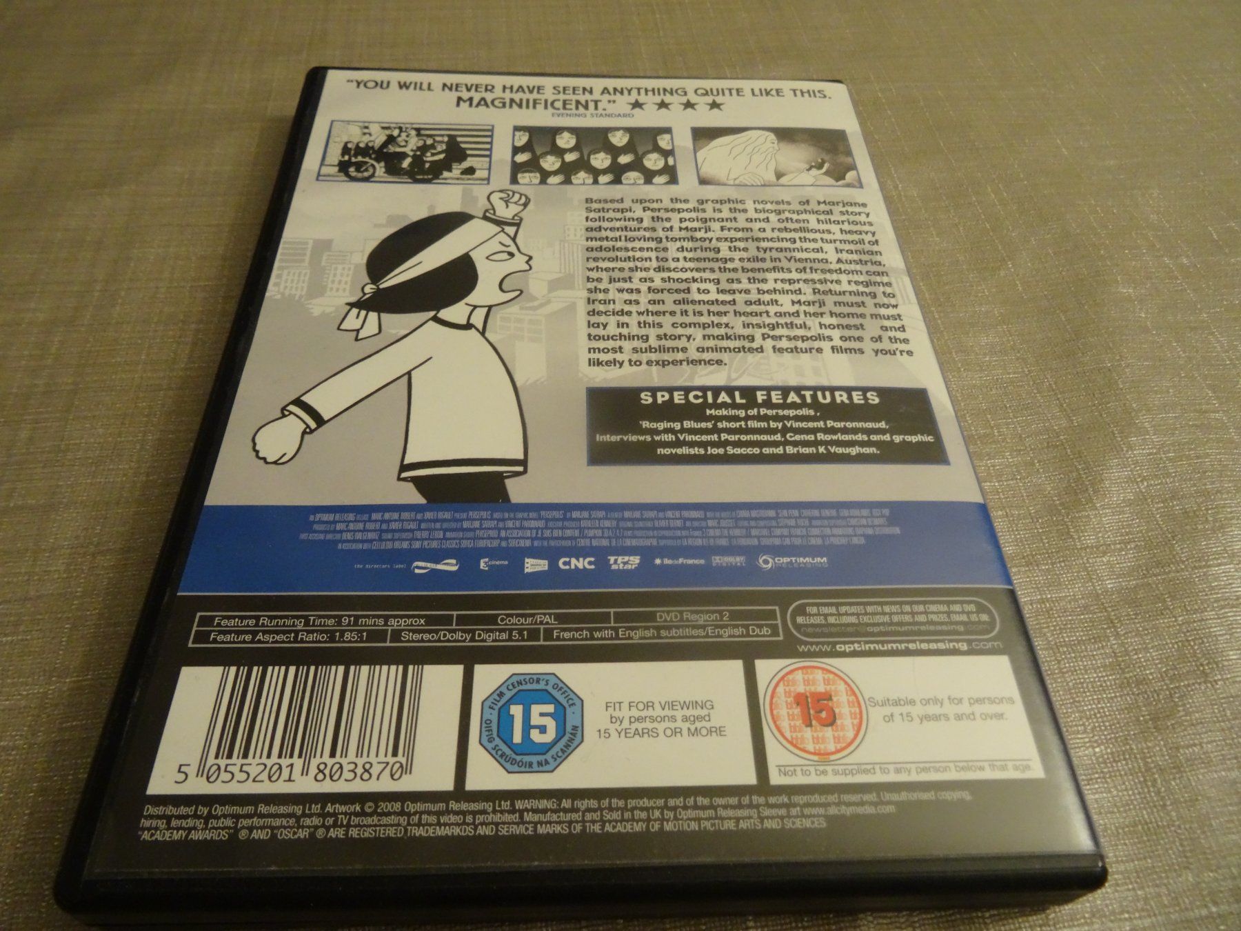 Tutti i DVDs: Persepolis DVD - UK – Usato da Olten venduto da Disc-Verkauf 2