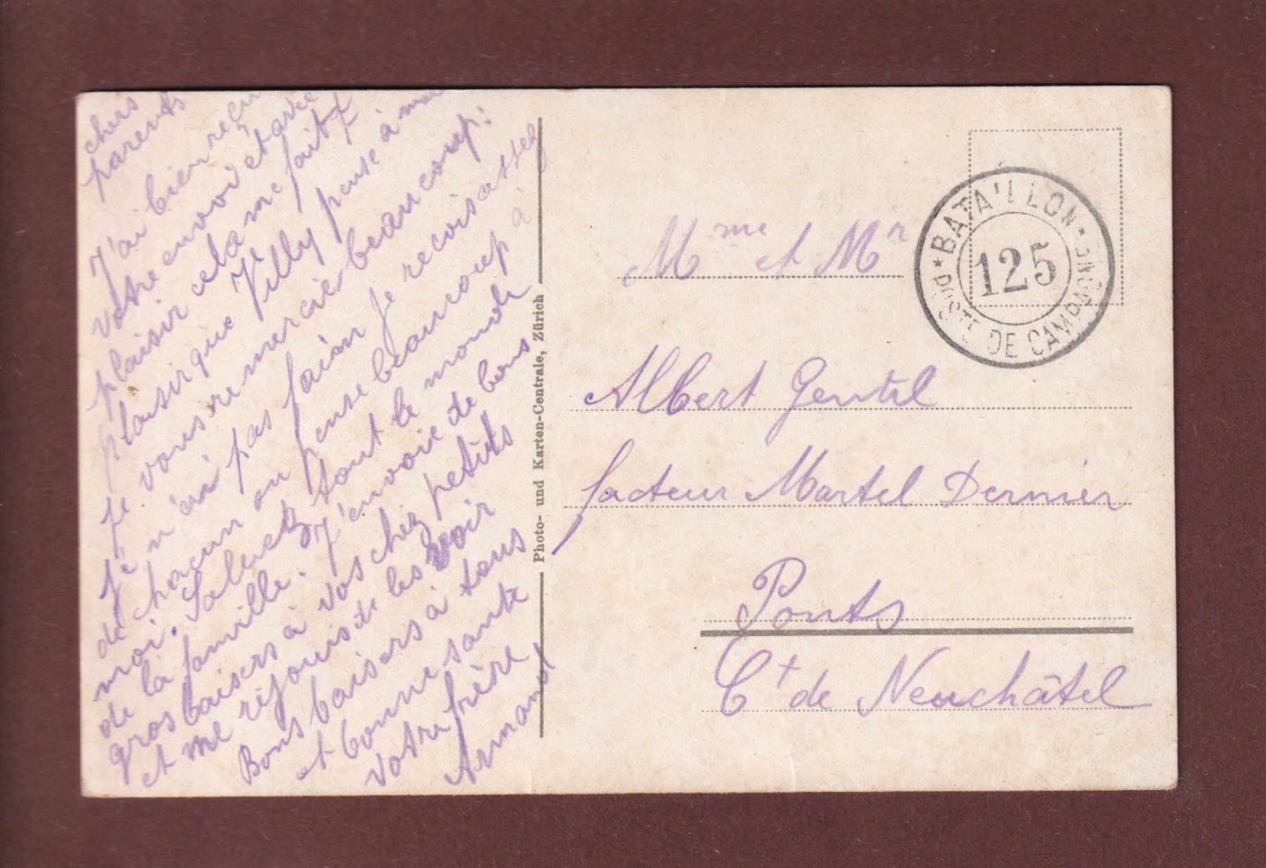 Cartoline postali: ZÜRICH - Liebfrauenkirche - Feldpost – Usato da Pully venduto da nicecards 1