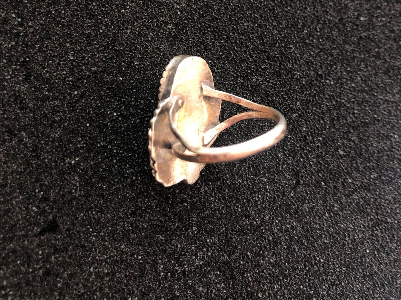 Onyx Ringe: Silberring mit Onyx & Blatt Motiv – Gebraucht aus Adliswil von Tito088 2