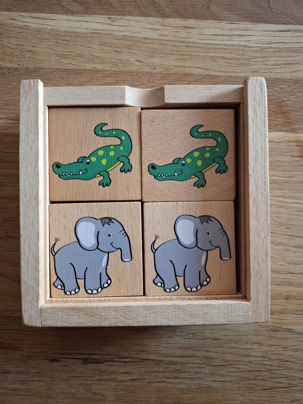 Giochi: Memory mit Tiermotiven aus Holz – Usato da Zürich venduto da Vordermannd86 1