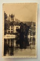 Ansichtskarte: Thun, Aare und Schloss