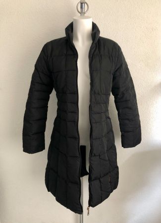 Moncler lange Daunenjacke tailliert Jacke Mantel Grösse 2/S