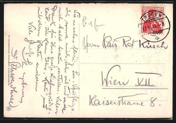 Cartoline postali: Arbon, Strassenpartie aus der Vogelschau – Usato da Berlin venduto da bartko-reher 1