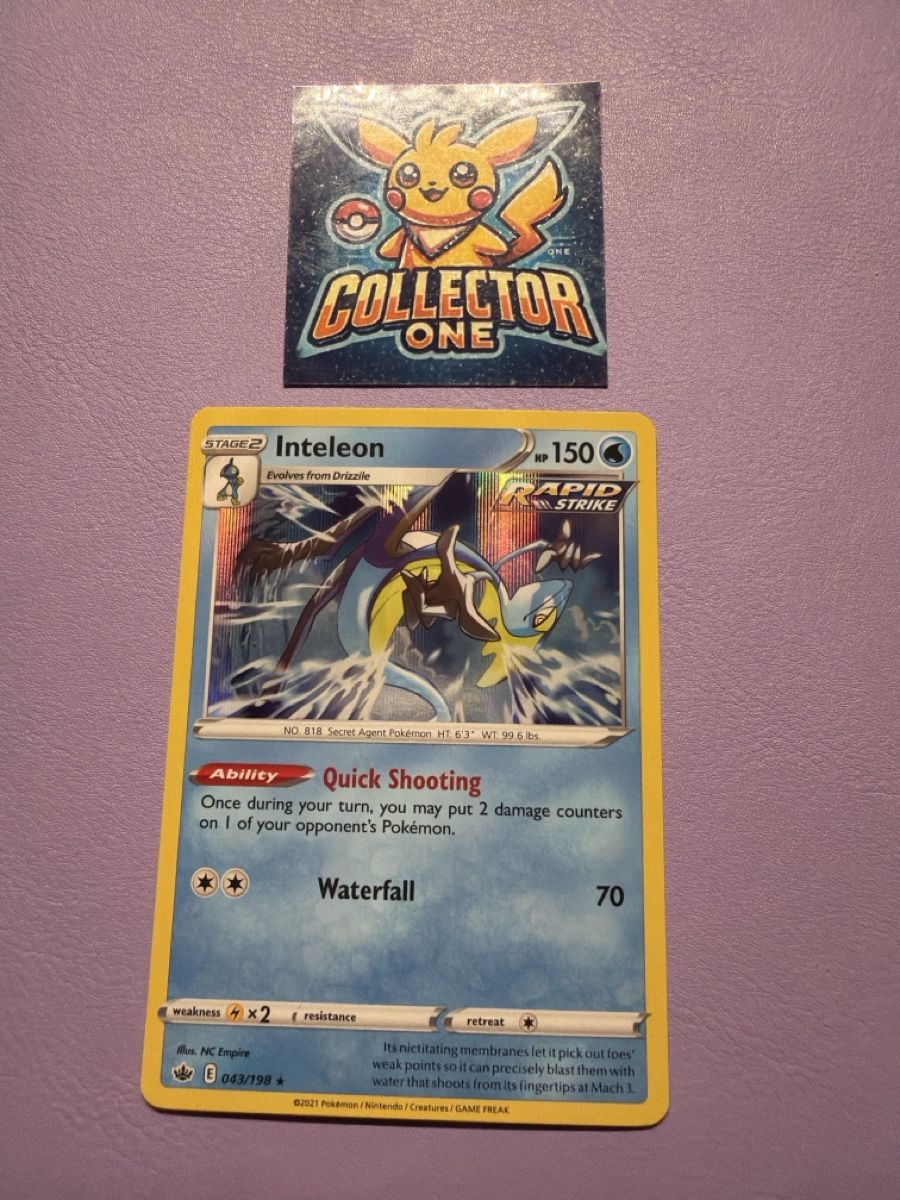 Pokémon Carte collezionabili: Pokemon Intelleon Holo 2021 Top – Nuovo (secondo la descrizione) da Lommiswil venduto da CollectorOne