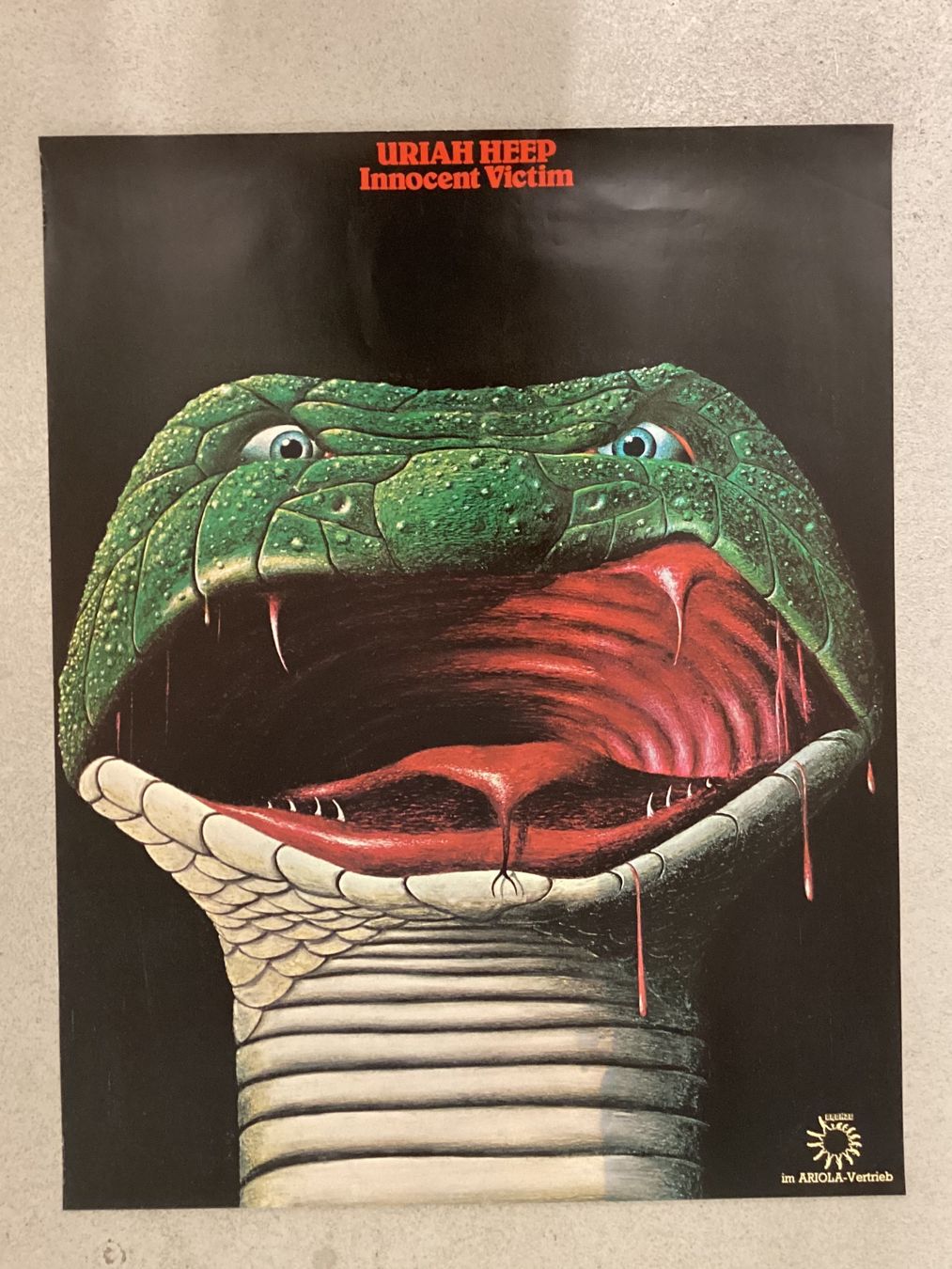 Foto & Immagini: Promoplakat Uriah Heep – Usato da Gutenswil venduto da Hamzian
