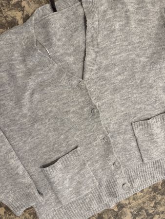 weite luftige Strick Jacke Chicoree XL