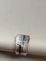 Schöner Murano Glas Ring Original 1990 Vintage Unikat