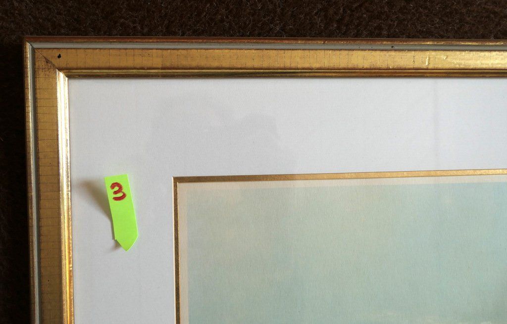 Foto & Immagini: Kunstdruck 'Sidon' von David Roberts, in Goldrahmen – Usato da St. Gallen venduto da abueechi 2