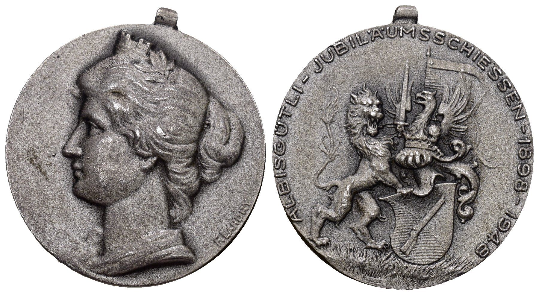 Medaillen: Zürich 1948 – Gebraucht aus Bern von numismatictops