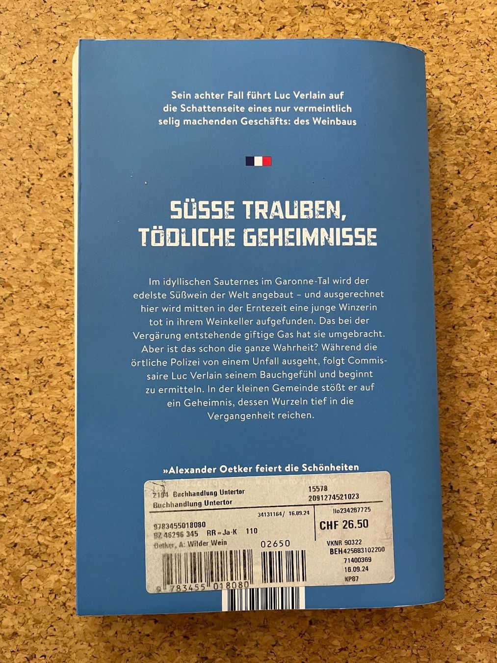 Libri: Taschenbuch "Wilder Wein", Alexander Oetker – Usato da Grosswangen venduto da Vita500 1