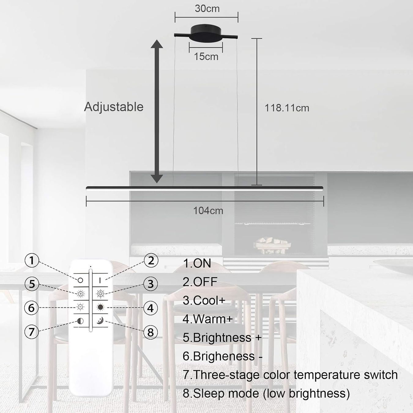 Lustres & lampes de plafonds: Dimmbare LED Hängeleuchte / Pendellampe – D'occasion à Wettingen par Sabrina0794 2