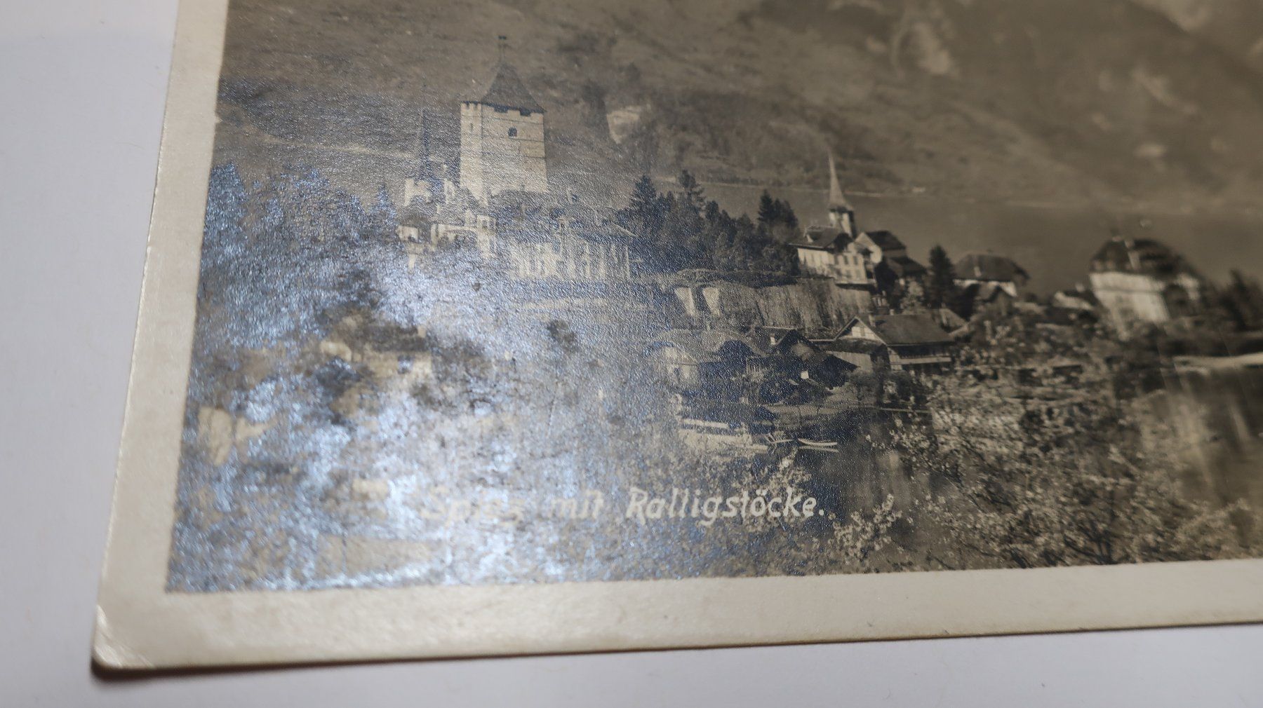 Cartoline postali: Spiez mit Ralligstöcke – Usato da Cormoret venduto da Pascalll2001 2