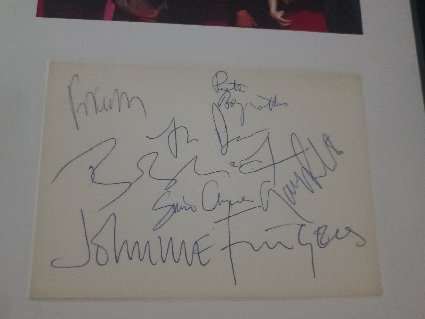 Autographes: Boomtown Rats - 20x30 cm - Handsigniert – D'occasion à Menziken par Artographs
