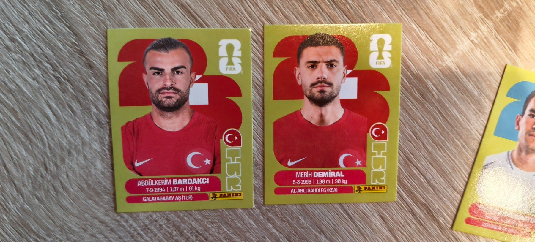 Panini Carte collezionabili: FIFA World Cup 2026 / TUR 5 et 7 – Nuovo (secondo la descrizione) da Plan-les-Ouates venduto da col_vq9g