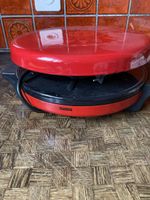 Raclette Ofen Sigg rot rund  guter Zustand