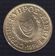 Alle Münzen: 1 Cent Münze - 1998 - Zypern – Gebraucht aus Walenstadt von Numis68