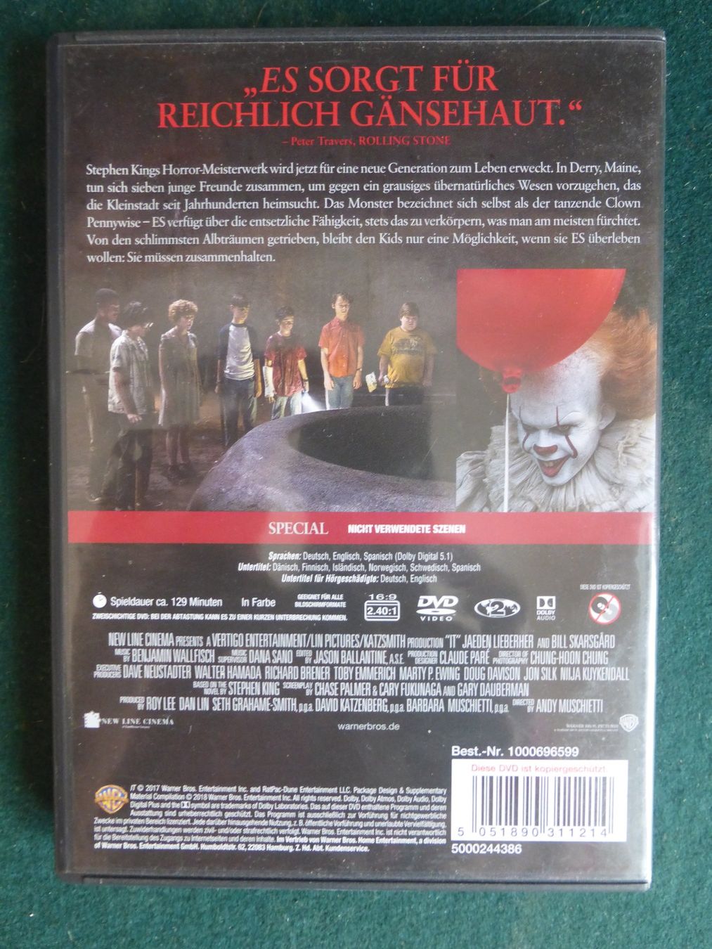 Alle DVDs: Es Teil 1 - It Part one DVD Horror – Gebraucht aus Zumikon von psisound 1