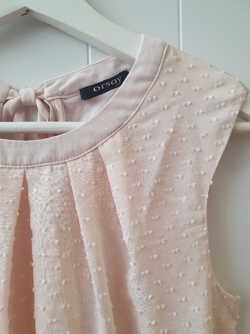 Orsay Camicette: Bluse rosa Schleife Punkte S/36 – Nuovo (secondo la descrizione) da Wetzikon ZH venduto da FundusFuchs 1
