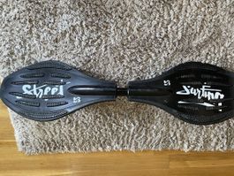 Waveboard Casterboard Surfskate schwarz guter Zustand