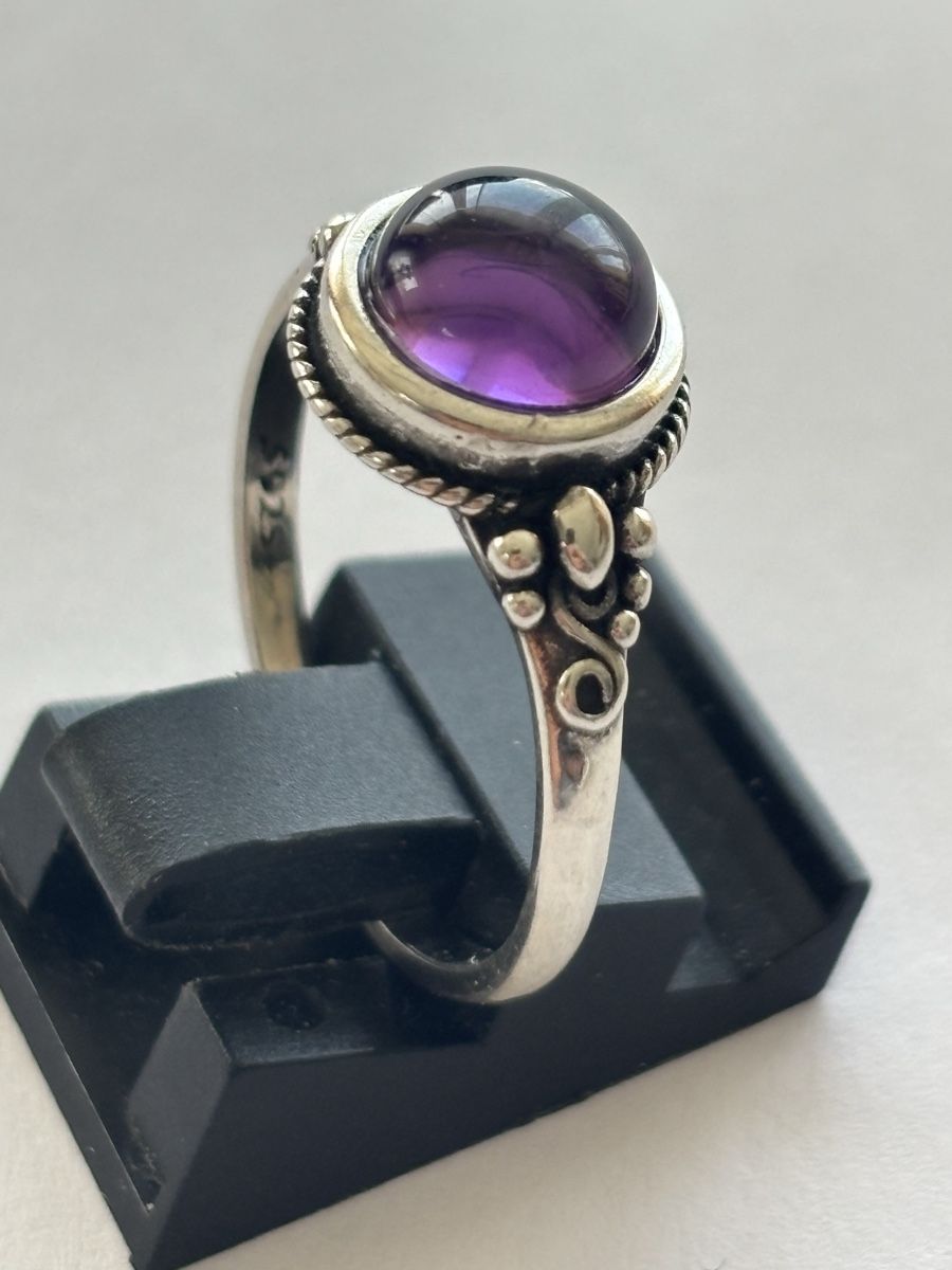 Anelli: Silberring 925 mit Amethyst , Top! (51) – Usato da Langnau am Albis venduto da flusspflege 3