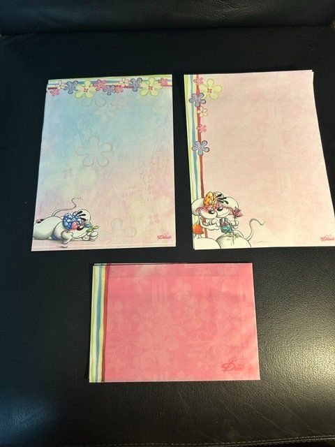 Carta: Diddl /Diddlina Briefpapier Set 3 – Usato da Kloten venduto da Monkell