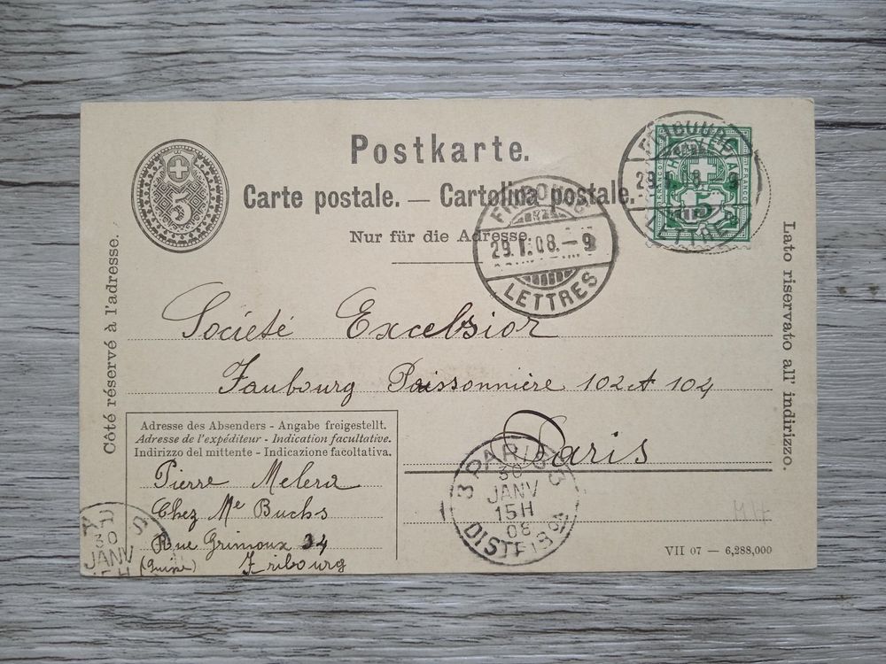 ANCIENNE CARTE POSTALE 1908 Wells Cathédrale Ouest Avant EUR 12,65