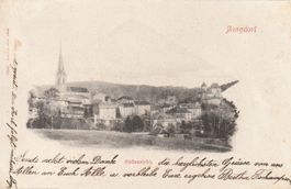 Ansichtskarte Burgdorf Sudansicht gelaufen 1903 antik