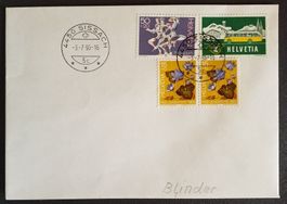 B169) 314.2.02, Abart blinder Passagier auf Brief Kt. 180.-
