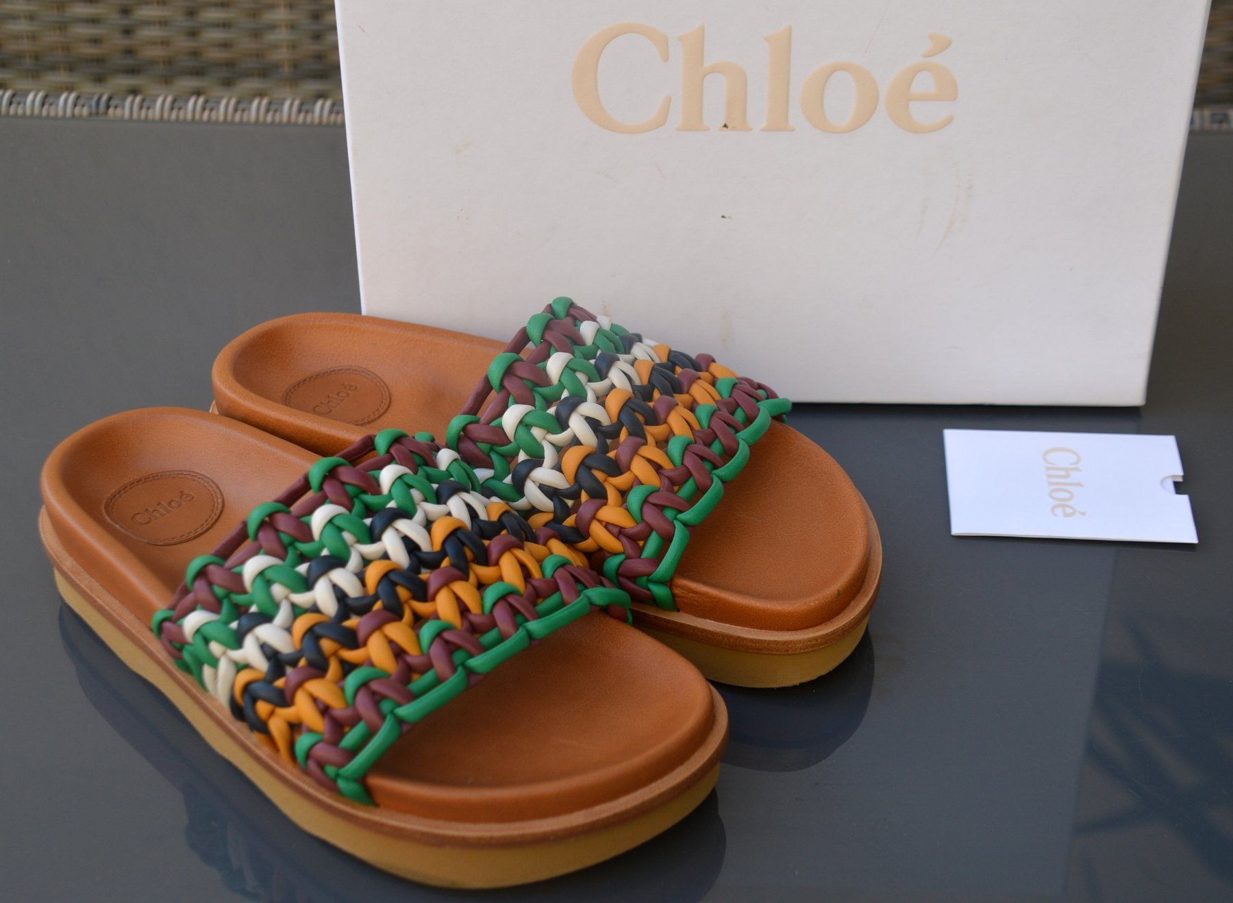 Chloé Scarpe da donna: Pantoletten Sadalen Chloé Wavy Mules .39 – Usato da Collonges venduto da arashee 2