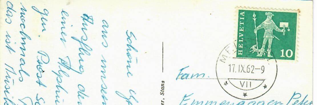 Cartoline postali: Melchtal – Usato da Hochdorf venduto da Ziegel-16 1