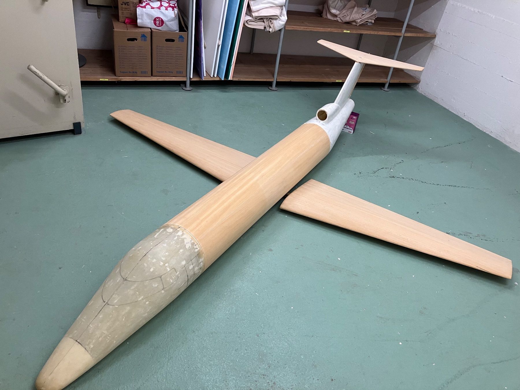 Modellismo RC: RC-Airliner / Learjet Rohbau – Usato da Opfikon venduto da dom_sui300