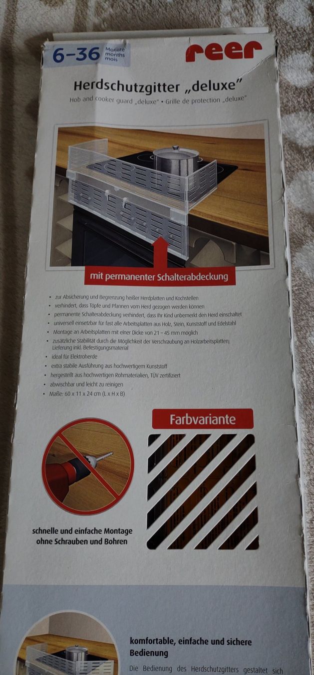 Altro: Reer Herdschutzgitter Deluxe – Nuovo e nell'imballaggio originale da Montlingen venduto da Nikita-Sidney 2