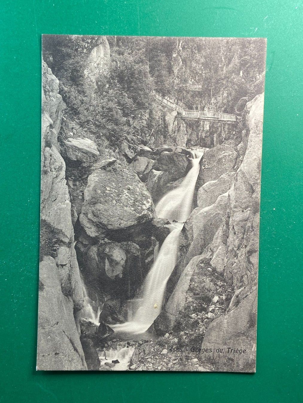 Ansichtskarten: Gorges du Triège – Gebraucht aus Steg VS von danwer74