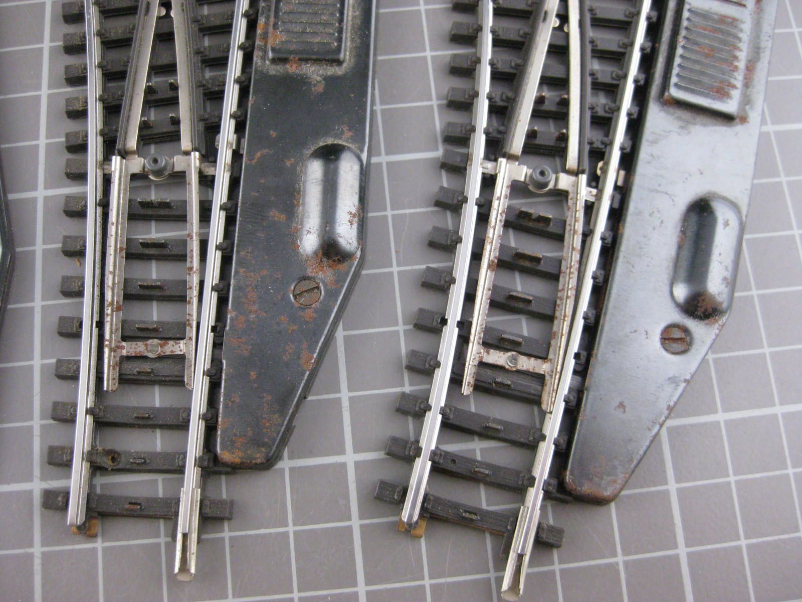 Märklin Modellini di ferrovie: Märklin K-Gleis 3x Handweiche links – Usato da Malters venduto da Marosko 1