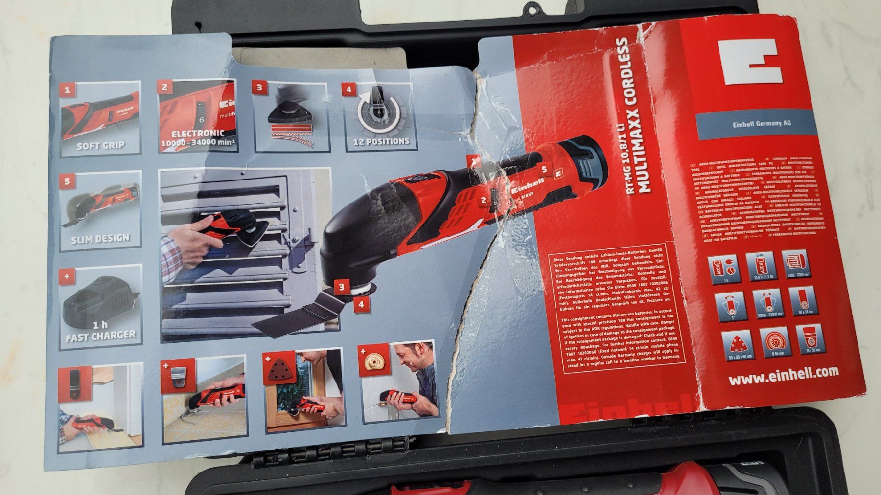 Einhell Tutte le macchine: Multifunktionswerkzeug Einhell RT-MG 10,8/1 Li Neuwertig – Usato da Gempenach venduto da moudi60 6