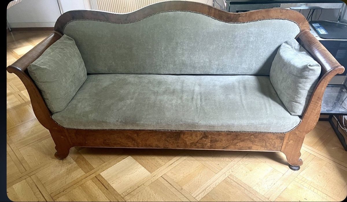 Sofas: Sofa antiker Nussbaum  Biedermeier – Gebraucht aus Bern von Ricardolini 1