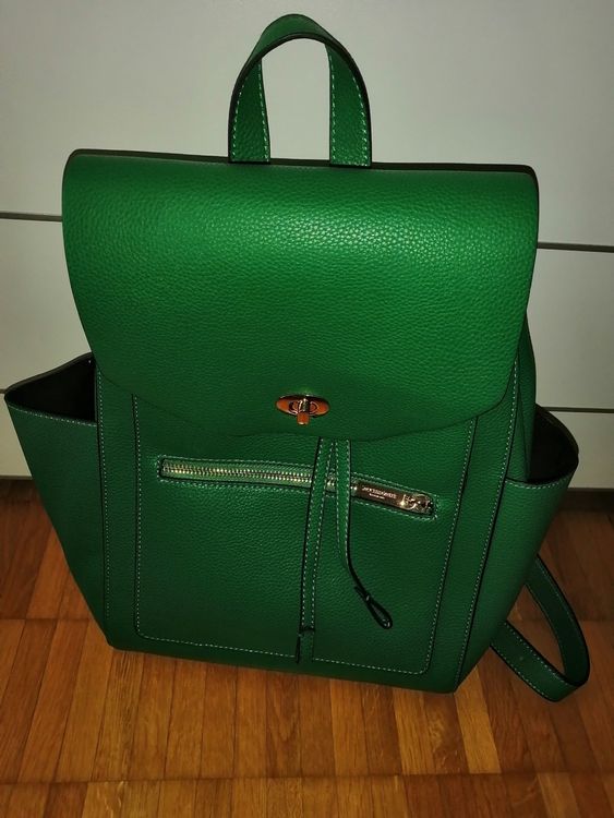 Damen Rucksack ACCESSORIZE London Grün PU/ kein Leder! Kaufen auf Ricardo