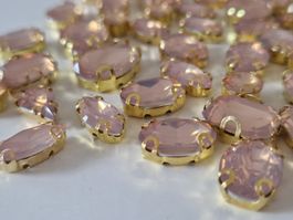 50 Strasssteine zum Aufnähen, neu, Strass, Knopf, Perle,