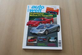 Auto Welt Magazin 1/1997 McLaren F1 Ferrari F50 AUTOBECKER