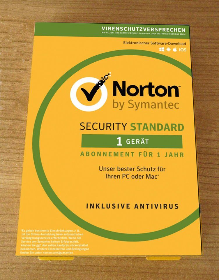 Norton Software: NORTON SECURITY STANDARD 1PC -  1Jahr NEU – Neu (gemäss Beschreibung) aus Zürich von phili11