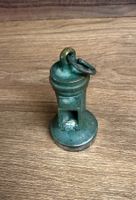 Antike Bootspfeife Bronze Nebelhorn maritim Deko