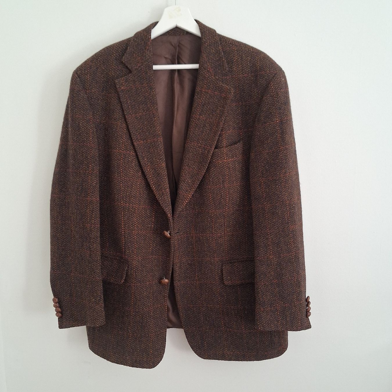 Giacche: Carl Gross Harris Tweed wool jacket brown  – Usato da Wil SG venduto da tre_g2l7
