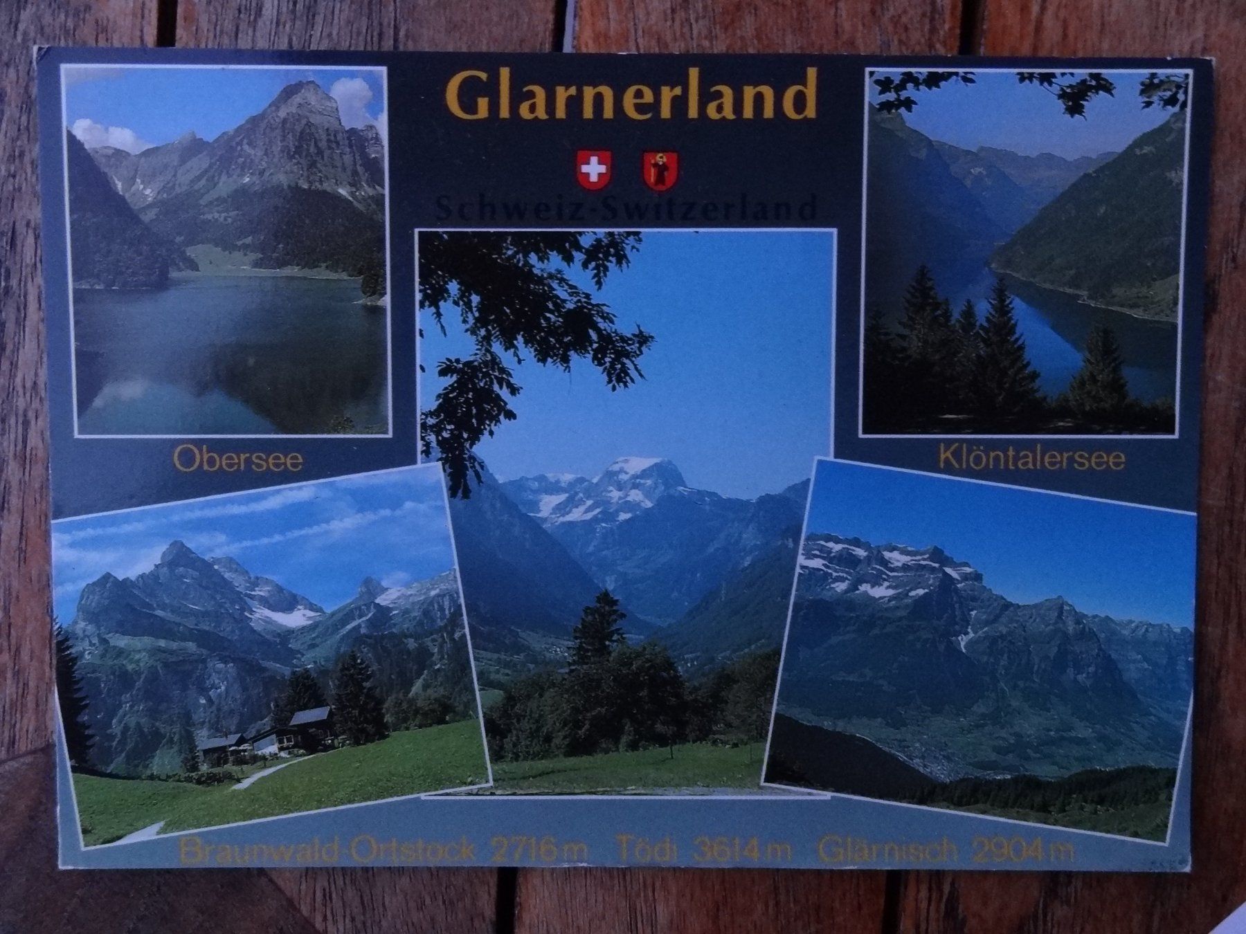 Ansichtskarten: Glarnerland - 1998 – Gebraucht aus St Léonard von Riglin